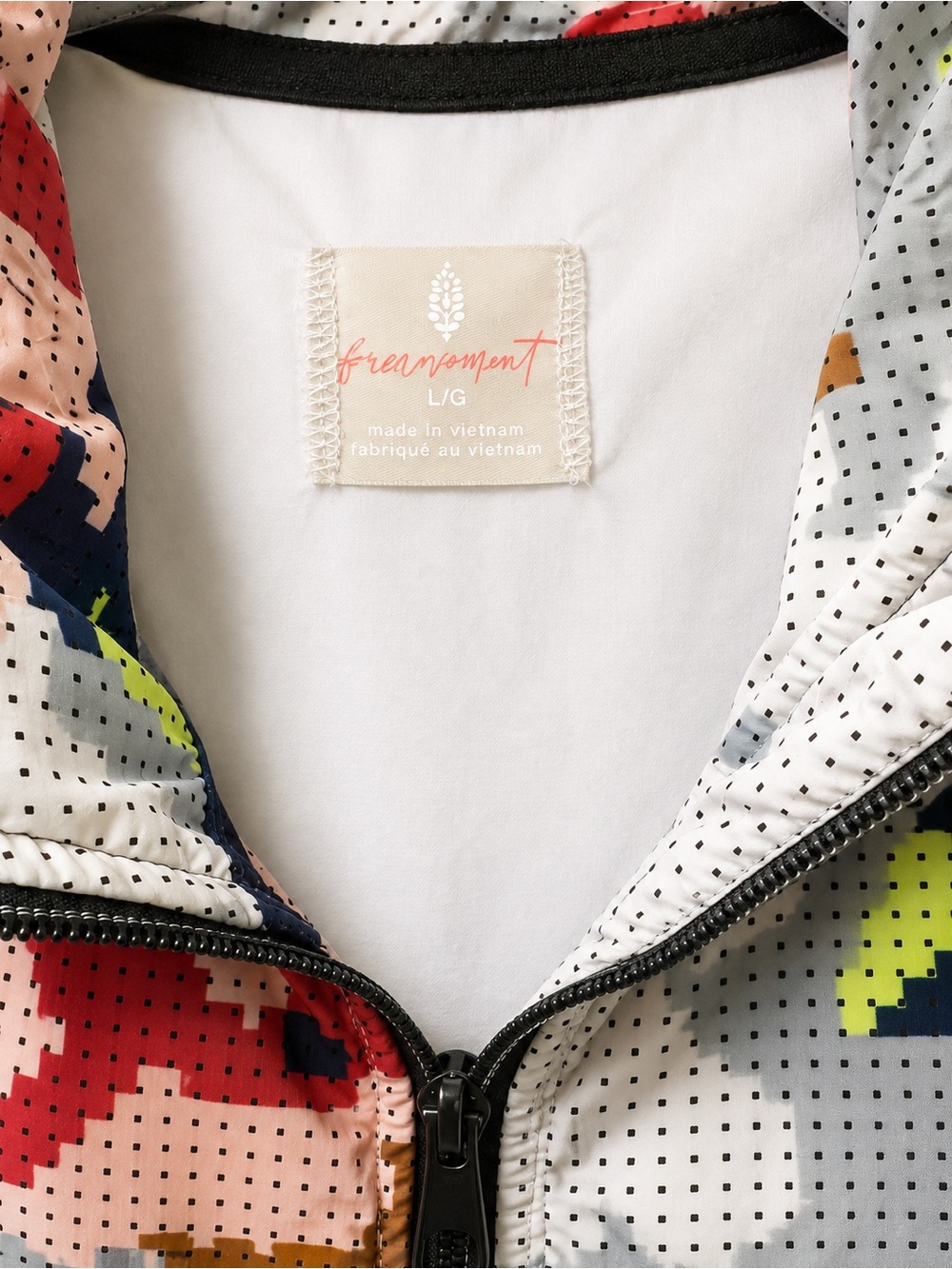 FP Movement by Free People Pippa Printed Packable Puffer Jacket Size L - Picture 9 of 10